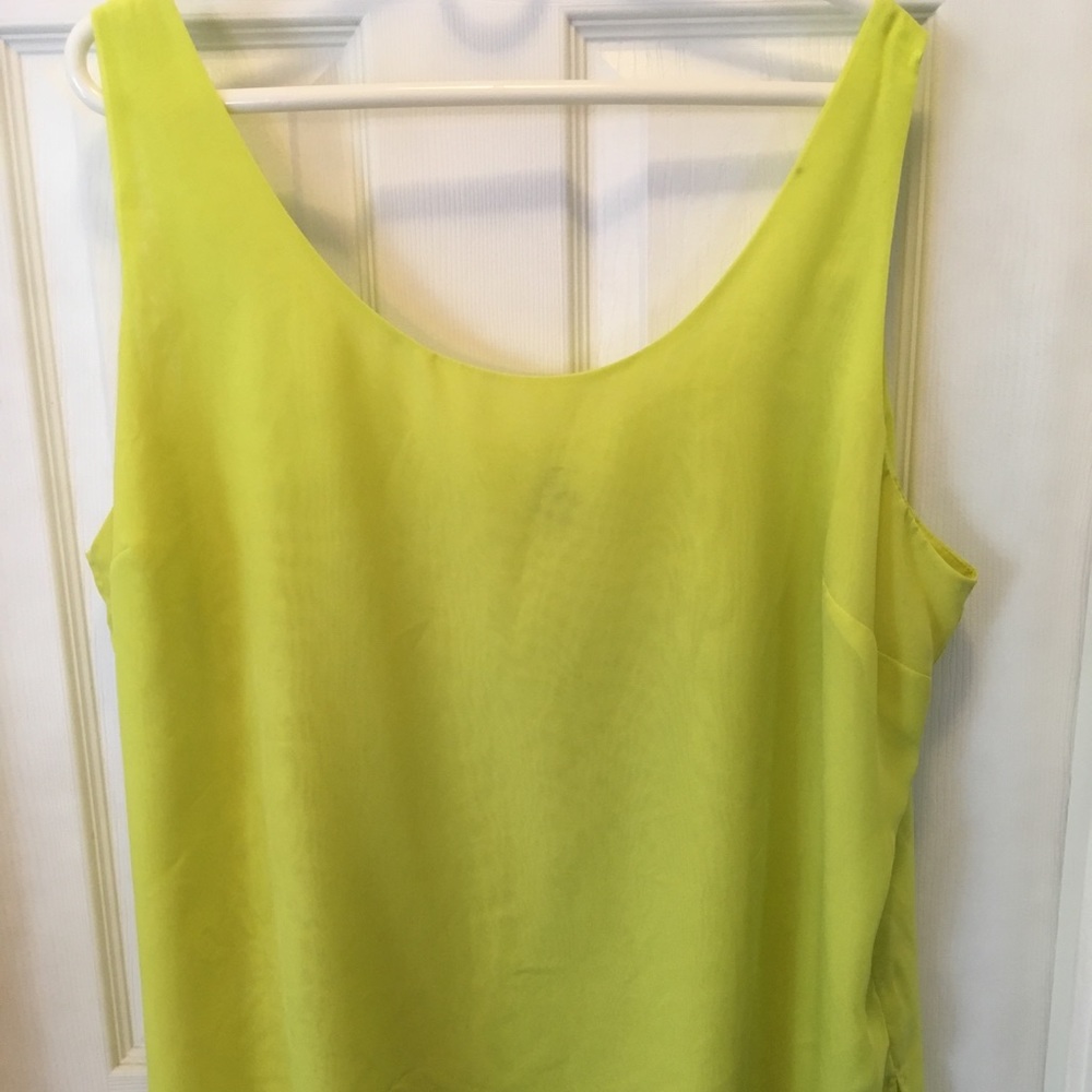 Old Navy Lime Green Sheer Tang Top